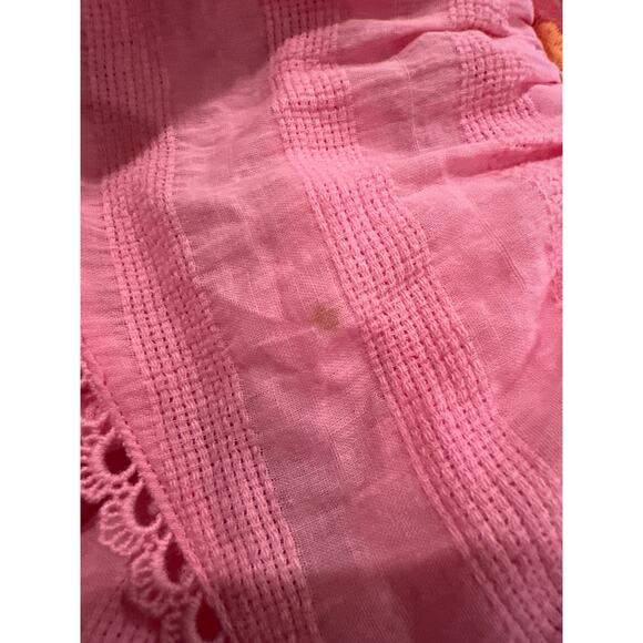 Anthropologie Plenty by Tracy Reese Embroidered Babydoll Blouse Large - Picture 13 of 13